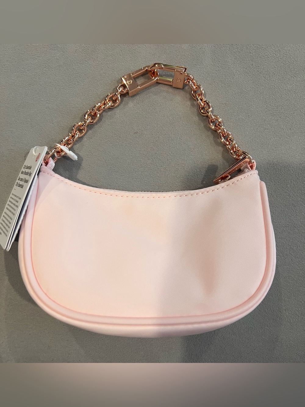 lululemon City Essentials Soft Pink Chain-Handle Mini Shoulder Bag - Picture 8 of 8